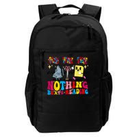 Groovy Nothing Beats Reading Rock Paper Scissors Book Lovers Backpack