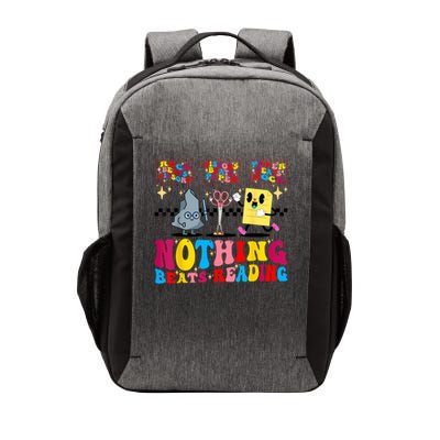 Groovy Nothing Beats Reading Rock Paper Scissors Book Lovers Vector Backpack