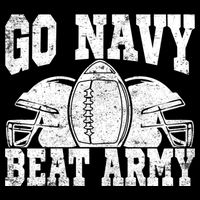 Go Navy Beat Army Cute Gift America's Football Game Day Helmet Great Gift Flat Bill Trucker Hat