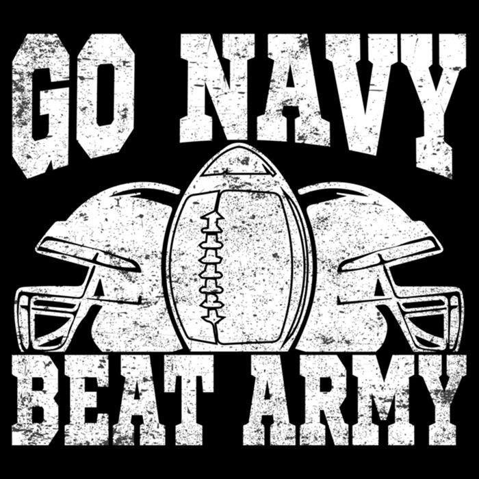 Go Navy Beat Army Cute Gift America's Football Game Day Helmet Great Gift Flat Bill Trucker Hat