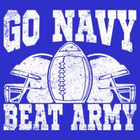Go Navy Beat Army Cute Gift America's Football Game Day Helmet Great Gift 16 in Basic Backpack