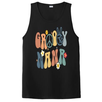 Groovy Nana Christmas Birthday Vintage Family Matching PosiCharge Competitor Tank