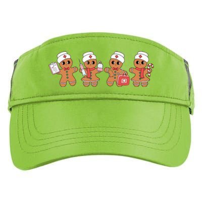 Gingerbread Nurse Christmas Adult Drive Performance Visor