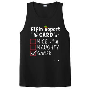 Gaming Nage Christmas Nice Naughty Xmas List Gamer Funny Gift PosiCharge Competitor Tank