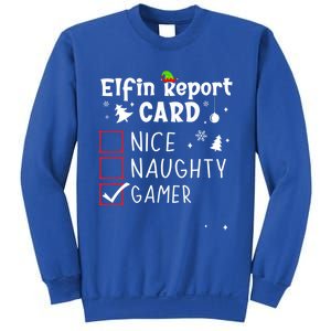 Gaming Nage Christmas Nice Naughty Xmas List Gamer Funny Gift Sweatshirt