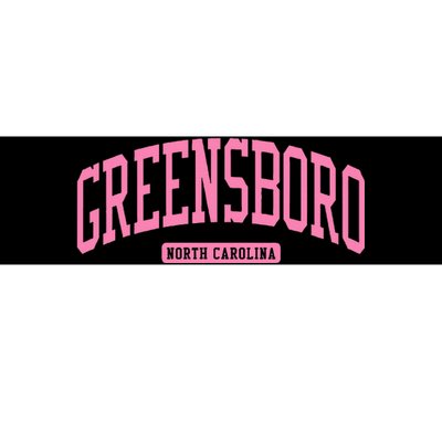 Greensboro North Carolina Nc College University Style Bumper Sticker