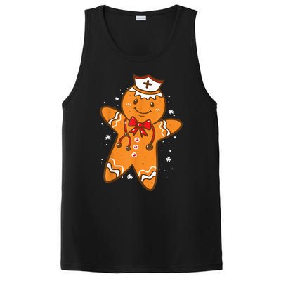 Gingerbread Nurse Christmas Cookies Baking Nursing PosiCharge Competitor Tank