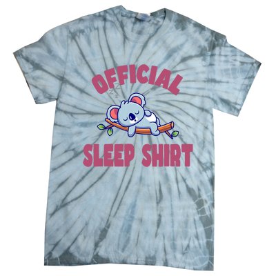 Good Night Cute Koala Bear Tie-Dye T-Shirt