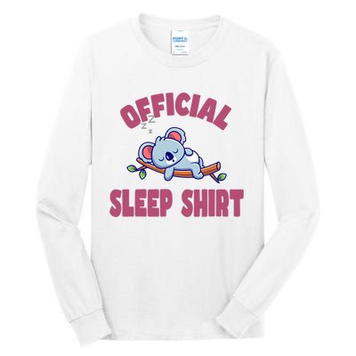 Good Night Cute Koala Bear Tall Long Sleeve T-Shirt