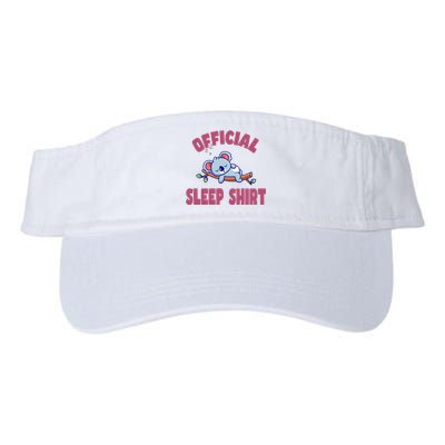 Good Night Cute Koala Bear Valucap Bio-Washed Visor