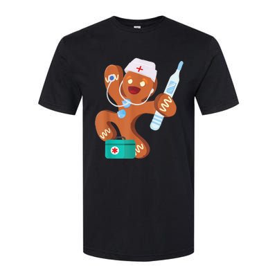 Gingerbread Nurse Christmas Cookies Baking Costume Bake Day Softstyle CVC T-Shirt