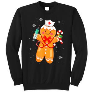 Gingerbread Nurse Christmas Cookies Baking Nursing Costume Sweatshirt