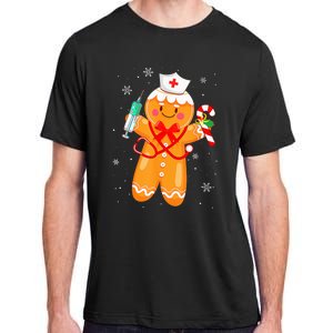 Gingerbread Nurse Christmas Cookies Baking Nursing Costume Adult ChromaSoft Performance T-Shirt