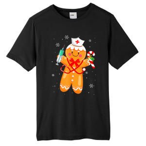 Gingerbread Nurse Christmas Cookies Baking Nursing Costume Tall Fusion ChromaSoft Performance T-Shirt