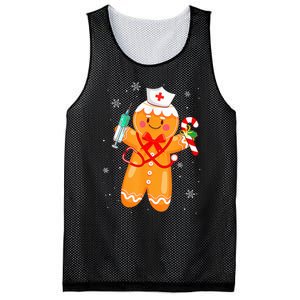 Gingerbread Nurse Christmas Cookies Baking Nursing Costume Mesh Reversible Basketball Jersey Tank