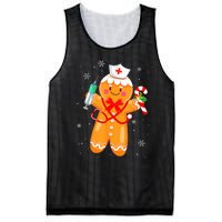 Gingerbread Nurse Christmas Cookies Baking Nursing Costume Mesh Reversible Basketball Jersey Tank