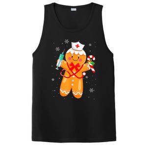 Gingerbread Nurse Christmas Cookies Baking Nursing Costume PosiCharge Competitor Tank