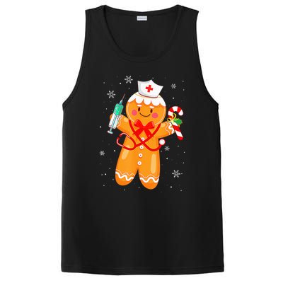 Gingerbread Nurse Christmas Cookies Baking Nursing Costume PosiCharge Competitor Tank