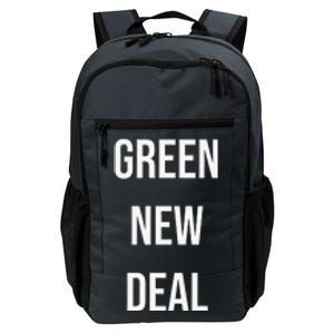 GREEN NEW DEAL Climate Change Activism Activist Earth Day Daily Commute Backpack