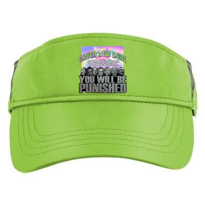 Green New Deal You Were Promised Unicorns And Rainbows Adult Drive Performance Visor