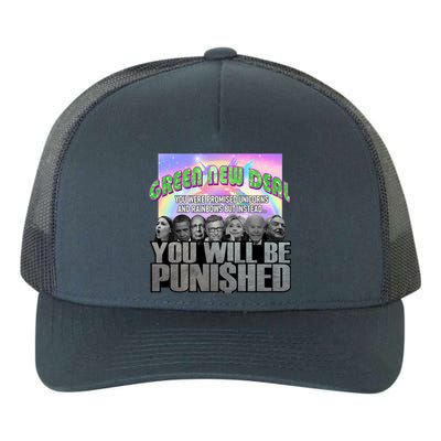 Green New Deal You Were Promised Unicorns And Rainbows Yupoong Adult 5-Panel Trucker Hat