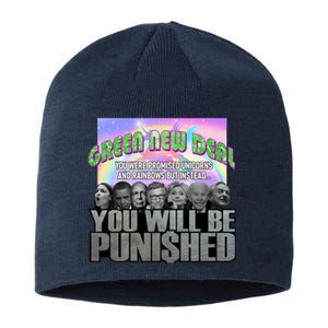 Green New Deal You Were Promised Unicorns And Rainbows Sustainable Beanie