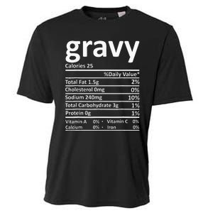 Gravy Nutrition Facts Thanksgiving Christmas Food Cooling Performance Crew T-Shirt