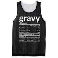 Gravy Nutrition Facts Thanksgiving Christmas Food Mesh Reversible Basketball Jersey Tank