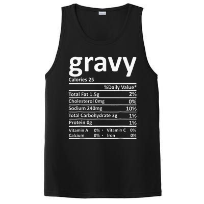 Gravy Nutrition Facts Thanksgiving Christmas Food PosiCharge Competitor Tank