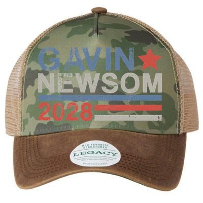 Gavin Newsom For President 2028 Legacy Tie Dye Trucker Hat