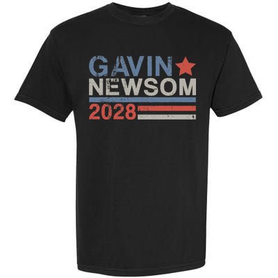 Gavin Newsom For President 2028 Garment-Dyed Heavyweight T-Shirt