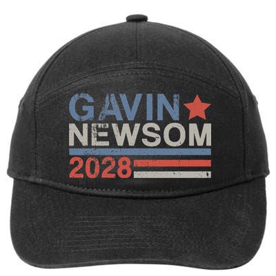 Gavin Newsom For President 2028 7-Panel Snapback Hat