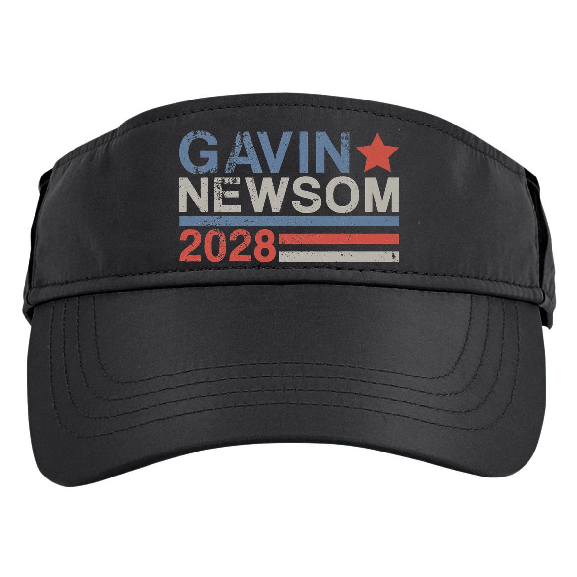 Gavin Newsom For President 2028 Adult Drive Performance Visor