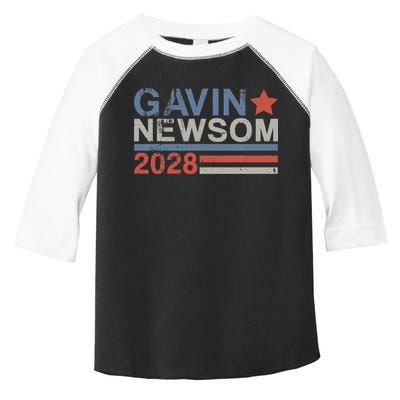 Gavin Newsom For President 2028 Toddler Fine Jersey T-Shirt