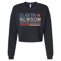 Gavin Newsom For President 2028 Cropped Pullover Crew