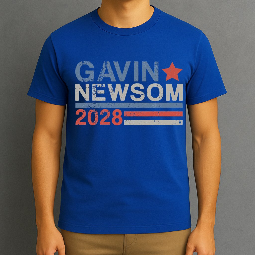 Gavin Newsom For President 2028 T-Shirt