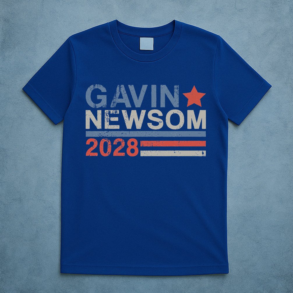 Gavin Newsom For President 2028 T-Shirt