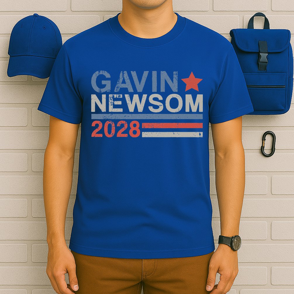 Gavin Newsom For President 2028 T-Shirt