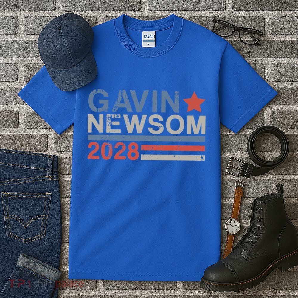 Gavin Newsom For President 2028 Tall T-Shirt
