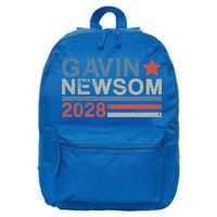 Gavin Newsom For President 2028 16 in Basic Backpack