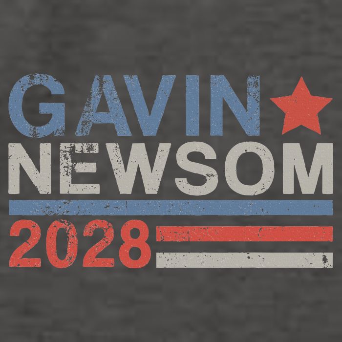 Gavin Newsom For President 2028 Vector Backpack