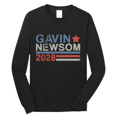 Gavin Newsom For President 2028 Gavin Newsom 2028 Long Sleeve Shirt