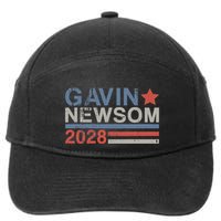 Gavin Newsom For President 2028 Gavin Newsom 2028 7-Panel Snapback Hat