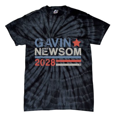 Gavin Newsom For President 2028 Gavin Newsom 2028 Tie-Dye T-Shirt