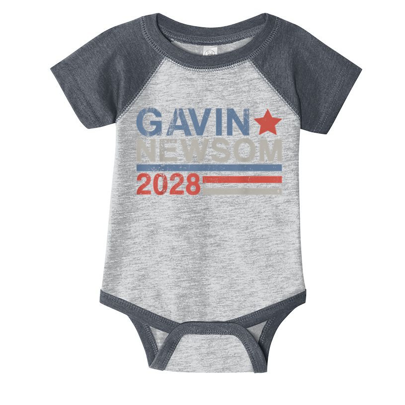 Gavin Newsom For President 2028 Vintage Gavin Newsom 2028 Infant Baby Jersey Bodysuit