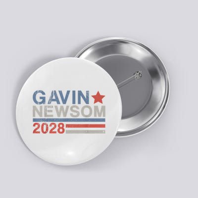 Gavin Newsom For President 2028 Vintage Gavin Newsom 2028 Button