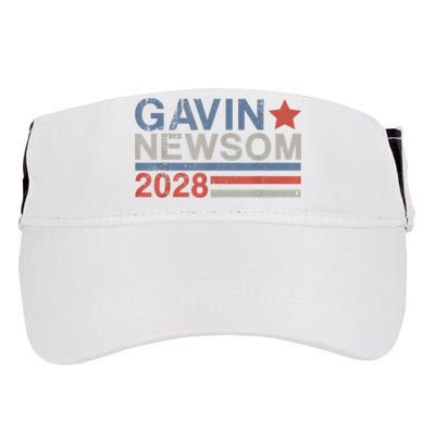 Gavin Newsom For President 2028 Vintage Gavin Newsom 2028 Adult Drive Performance Visor