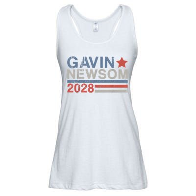 Gavin Newsom For President 2028 Vintage Gavin Newsom 2028 Ladies Essential Flowy Tank
