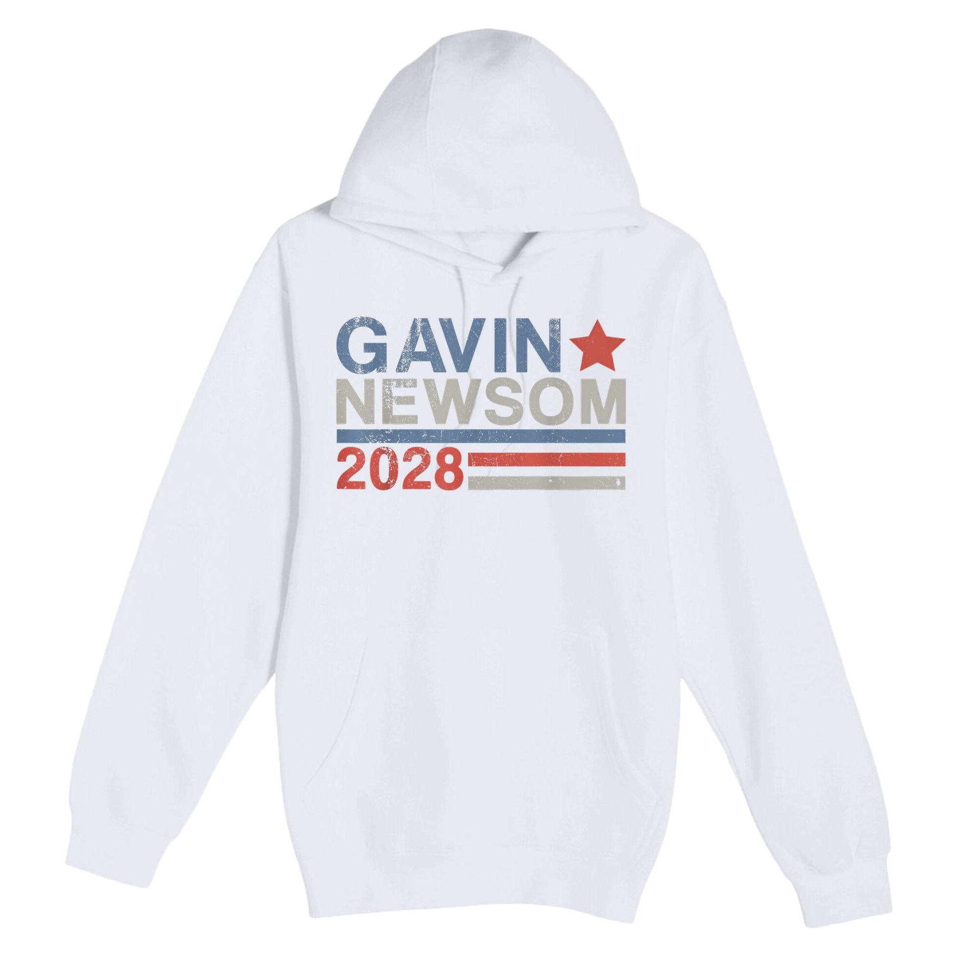 Gavin Newsom For President 2028 Vintage Gavin Newsom 2028 Premium Pullover Hoodie