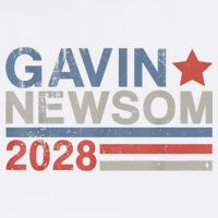 Gavin Newsom For President 2028 Vintage Gavin Newsom 2028 Poster